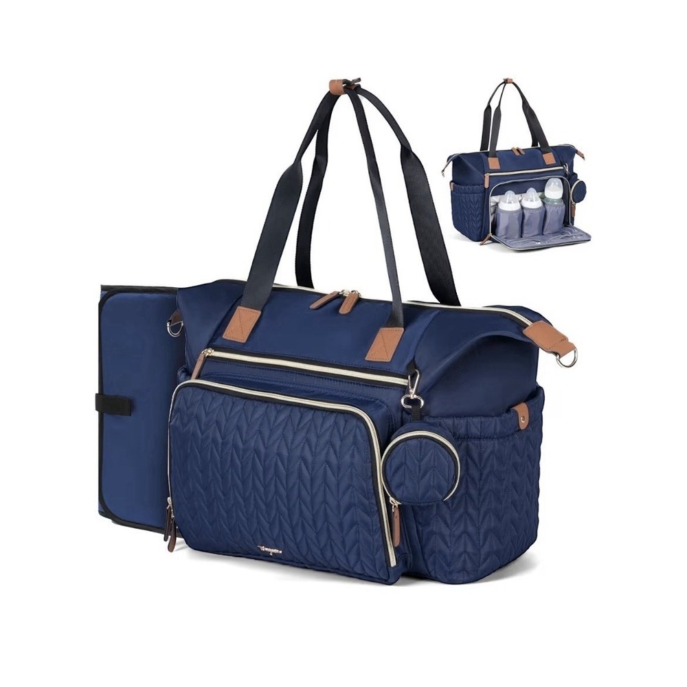 Diaper Bag Tote, Large Baby Diaper Bags Waterproof, Hospital Bag Day bag [D]